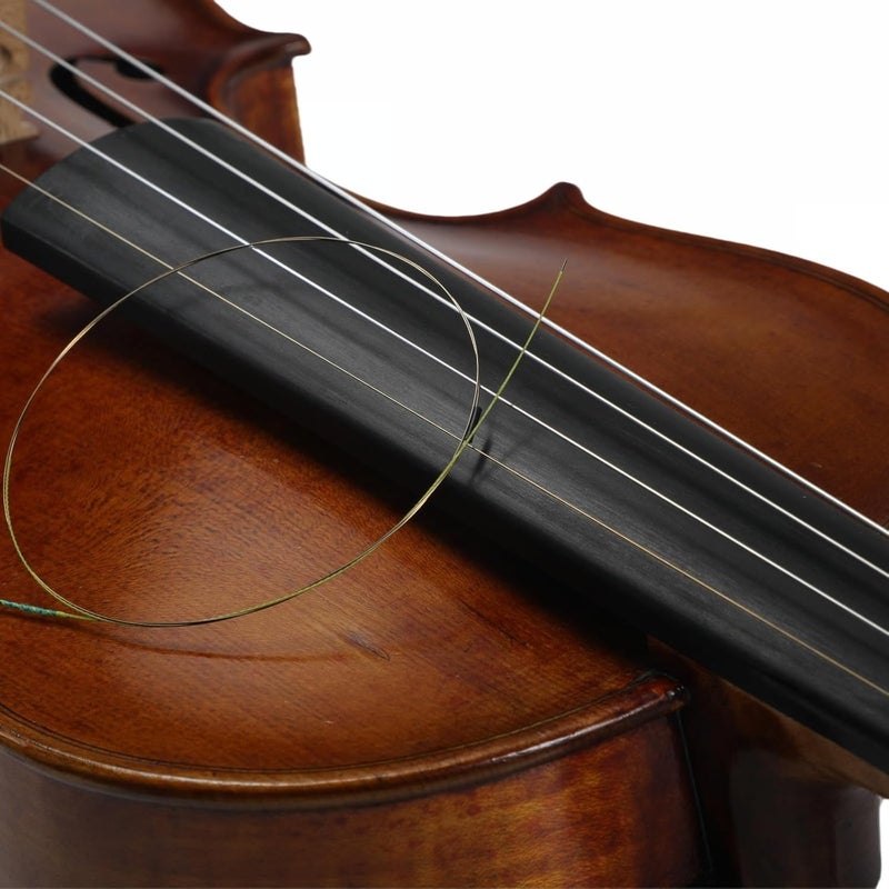 YWYLL Violin Strings Full Set, Violin Strings Replacement, Carbon Steel Core, Medium Tension,Long-Lasting Durability & Rich Tone - For All Levels (4/4 Gold E) Fiddle String - Image 3